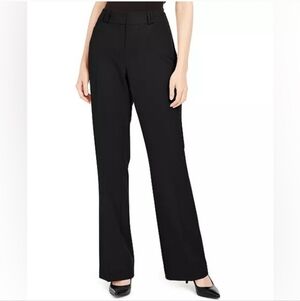 Alfani Womens Solid Casual Trouser Pants Essential Tummy Control 14 P